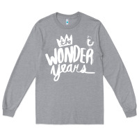 Heather Grey The Wonder Years Long Sleeve Tee - artisFamous