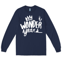 Navy The Wonder Years Long Sleeve Tee - artisFamous