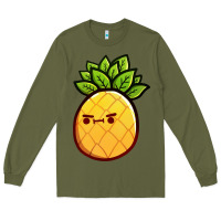 Army Green pineapple fruits Long Sleeve Tee - artisFamous