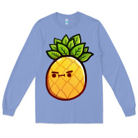 Colony Blue pineapple fruits Long Sleeve Tee - artisFamous
