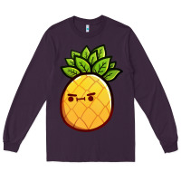 Plum pineapple fruits Long Sleeve Tee - artisFamous