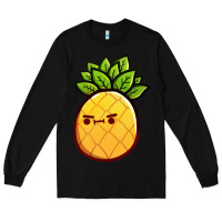 Black pineapple fruits Long Sleeve Tee - artisFamous