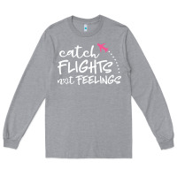 Heather Grey flights Long Sleeve Tee - artisFamous
