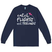 Navy flights Long Sleeve Tee - artisFamous