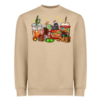 Mushroom Christmas coffee cups with Labrador Heavyweight Sweatshirt - RanaPortraitStore