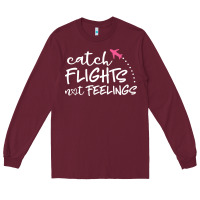 Burgundy flights Long Sleeve Tee - artisFamous