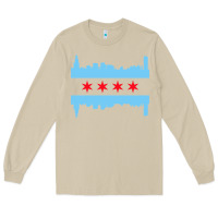 Mushroom awesome chicago city Long Sleeve Tee - artisFamous