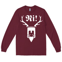Burgundy monty comedy python Long Sleeve Tee - artisFamous