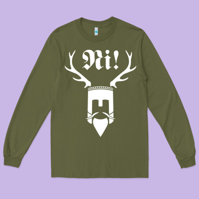 Monty Comedy Python Long Sleeve Tee Designed By Artisfamous