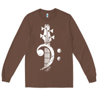 Chestnut musical guitar bass Long Sleeve Tee - artisFamous
