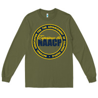 Army Green naacp Long Sleeve Tee - artisFamous