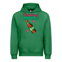 Emerald Drinking Buddies Urban Hoodie - Jasminsmagicworld