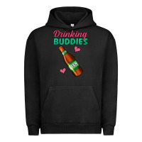 Pigment Black Drinking Buddies Urban Hoodie - Jasminsmagicworld