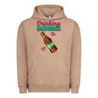 Pigment Burro Drinking Buddies Urban Hoodie - Jasminsmagicworld