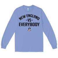 Colony Blue new england Long Sleeve Tee - artisFamous