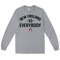 Heather Grey new england Long Sleeve Tee - artisFamous