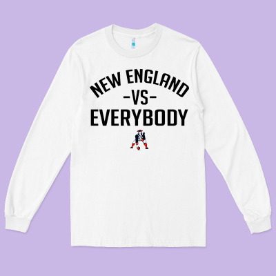 New England Long Sleeve Tee Designed By Artisfamous