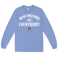 Colony Blue new england everybody Long Sleeve Tee - artisFamous