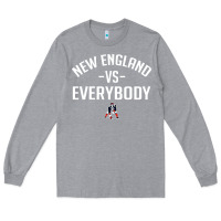 Heather Grey new england everybody Long Sleeve Tee - artisFamous