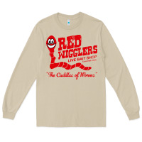 Mushroom red wigglers Long Sleeve Tee - artisFamous