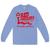 Colony Blue red wigglers Long Sleeve Tee - artisFamous