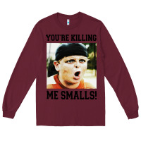Burgundy sandlot me smalls Long Sleeve Tee - artisFamous