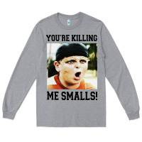 Heather Grey sandlot me smalls Long Sleeve Tee - artisFamous