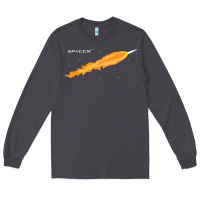 Smoke SpaceX Rocket Long Sleeve Tee - artisFamous