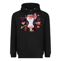 Black valentines day baby calf Heavyweight Hoodie - Jasminsmagicworld