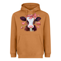 Meerkat valentines day baby calf Heavyweight Hoodie - Jasminsmagicworld