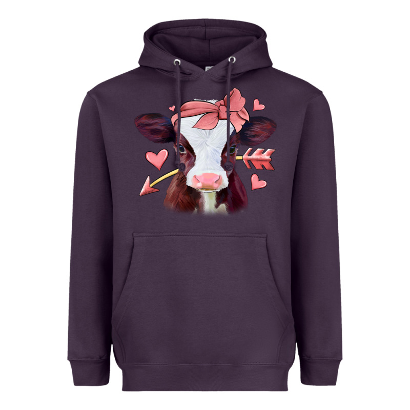 Valentines Day Baby Calf Heavyweight Hoodie by Jasminsmagicworld | Teevron