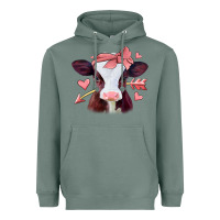Sage valentines day baby calf Heavyweight Hoodie - Jasminsmagicworld