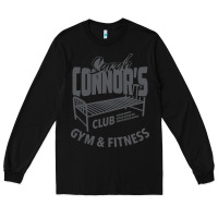 Black Sarah Connor's Club - Gym & Fitness Long Sleeve Tee - artisFamous