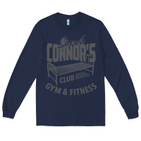 Navy Sarah Connor's Club - Gym & Fitness Long Sleeve Tee - artisFamous