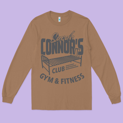 Sarah Connor's Club - Gym & Fitness Long Sleeve Tee Designed By Artisfamous
