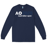 Navy australian open Long Sleeve Tee - artisFamous