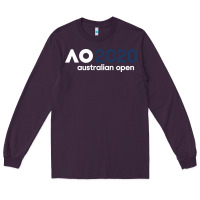 Plum australian open Long Sleeve Tee - artisFamous