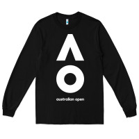 Black australian open Long Sleeve Tee - artisFamous