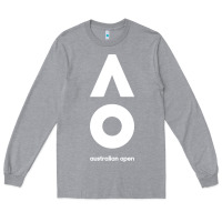 Heather Grey australian open Long Sleeve Tee - artisFamous