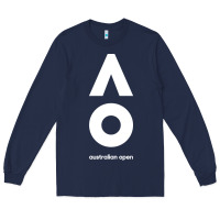 Navy australian open Long Sleeve Tee - artisFamous
