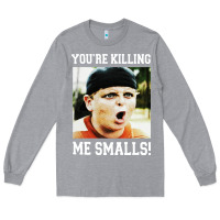 Heather Grey sandlot me smalls Long Sleeve Tee - artisFamous