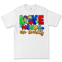White Love needs no words Premium Tee - FaDigitalArtStudio