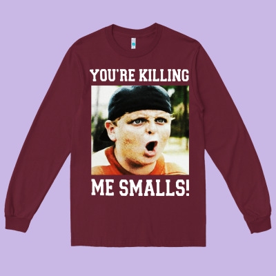 Sandlot Me Smalls Long Sleeve Tee Designed By Artisfamous