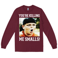 Burgundy sandlot me smalls Long Sleeve Tee - artisFamous