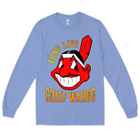 Colony Blue long live chief wahoos Long Sleeve Tee - artisFamous