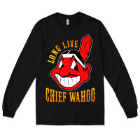 Black long live chief wahoos Long Sleeve Tee - artisFamous