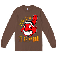 Chestnut long live chief wahoos Long Sleeve Tee - artisFamous
