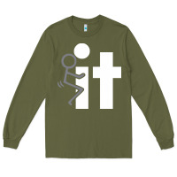 Army Green it funny adult tshirt funny Long Sleeve Tee - artisFamous