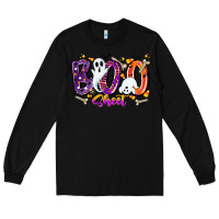 Black boo sheet Long Sleeve Tee - CowhideDigitalArt