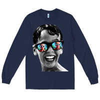 Navy squints Long Sleeve Tee - artisFamous